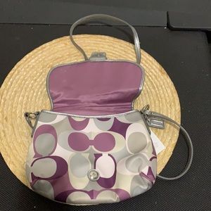 Coach Limited Edition Monogram Signature Cross Body Bag